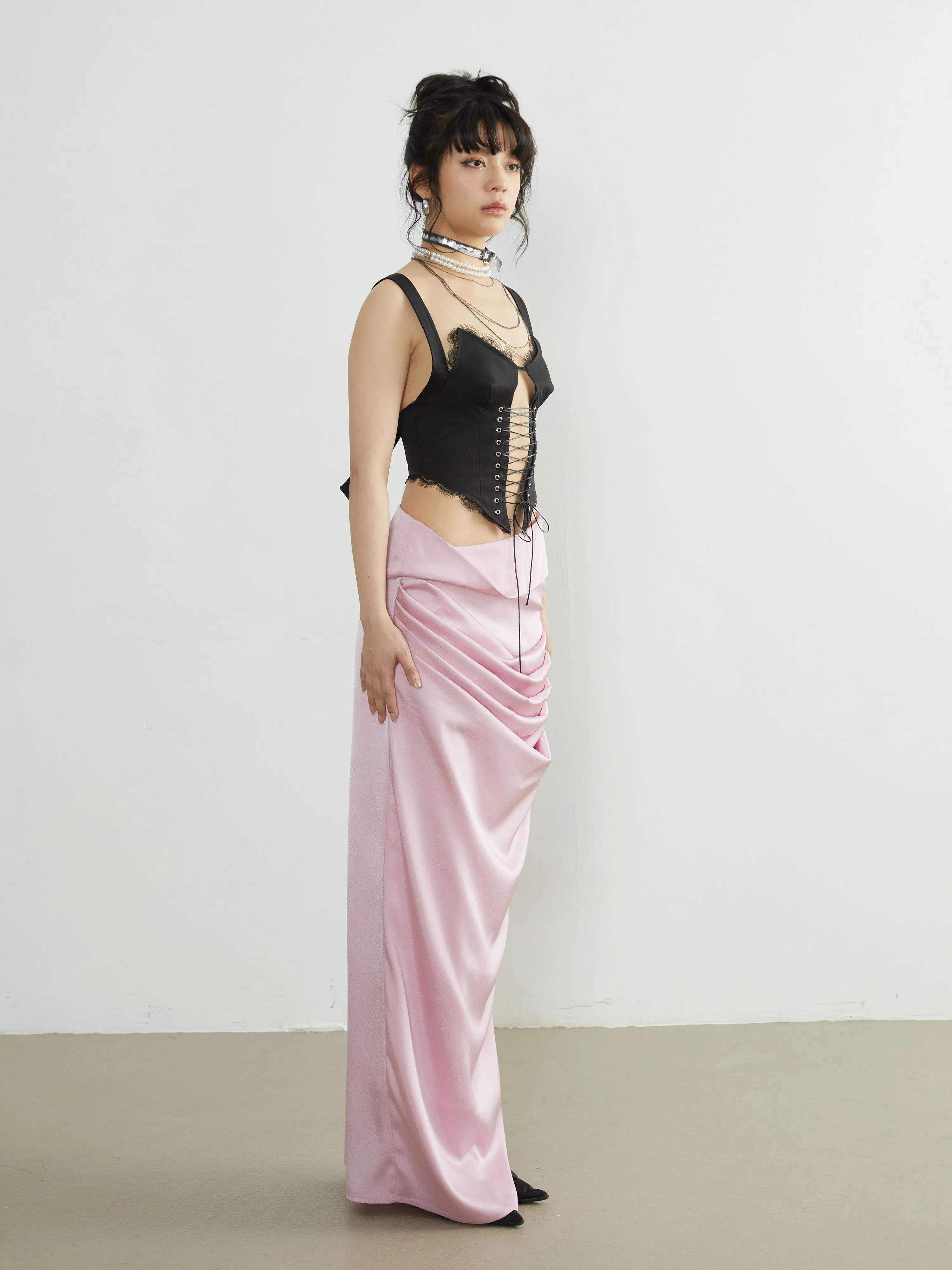 Sexy Hollow Lace-up Strap Vest