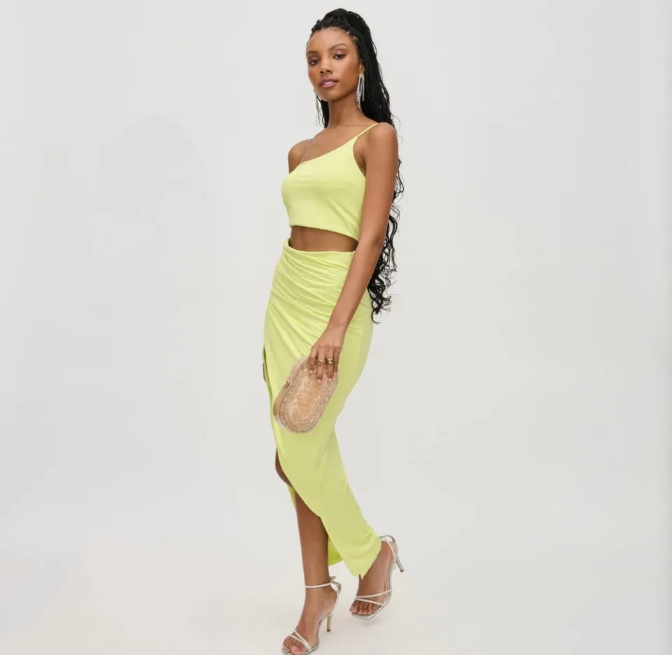 Shanti Acrylic Oval Clutch - Champagne