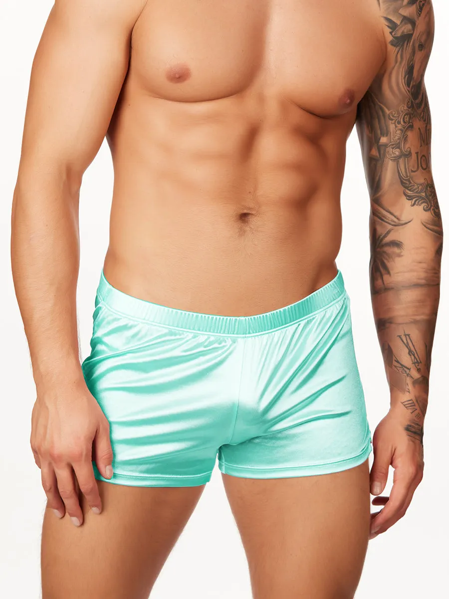 Shimmer Satin Shorts