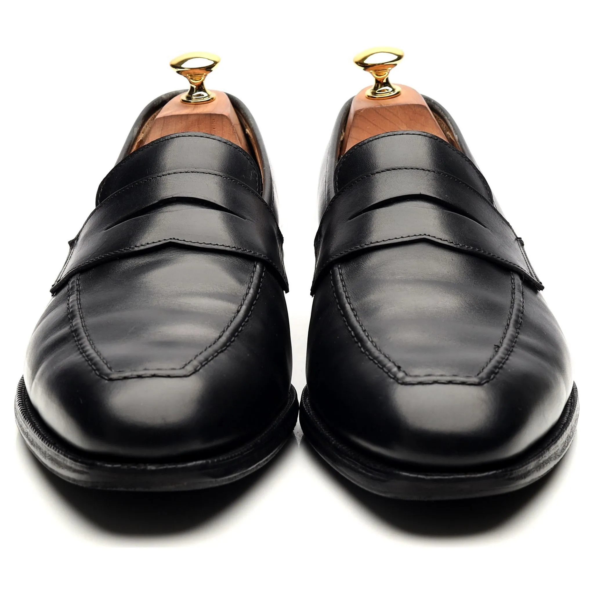 Shipton & Heneage 'Somerset' Black Calf Loafers UK 10.5 E