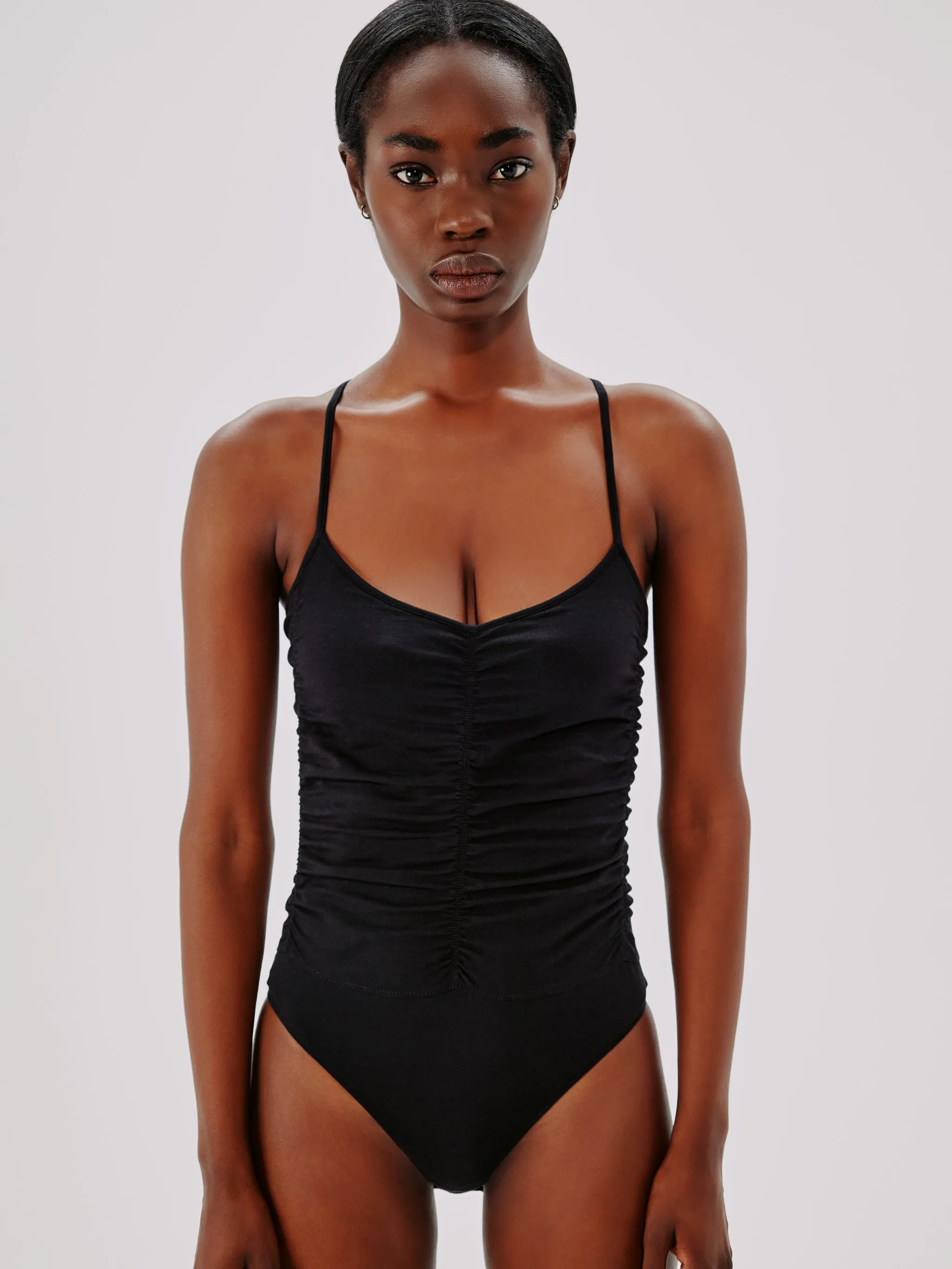 Shirred Bodysuit
