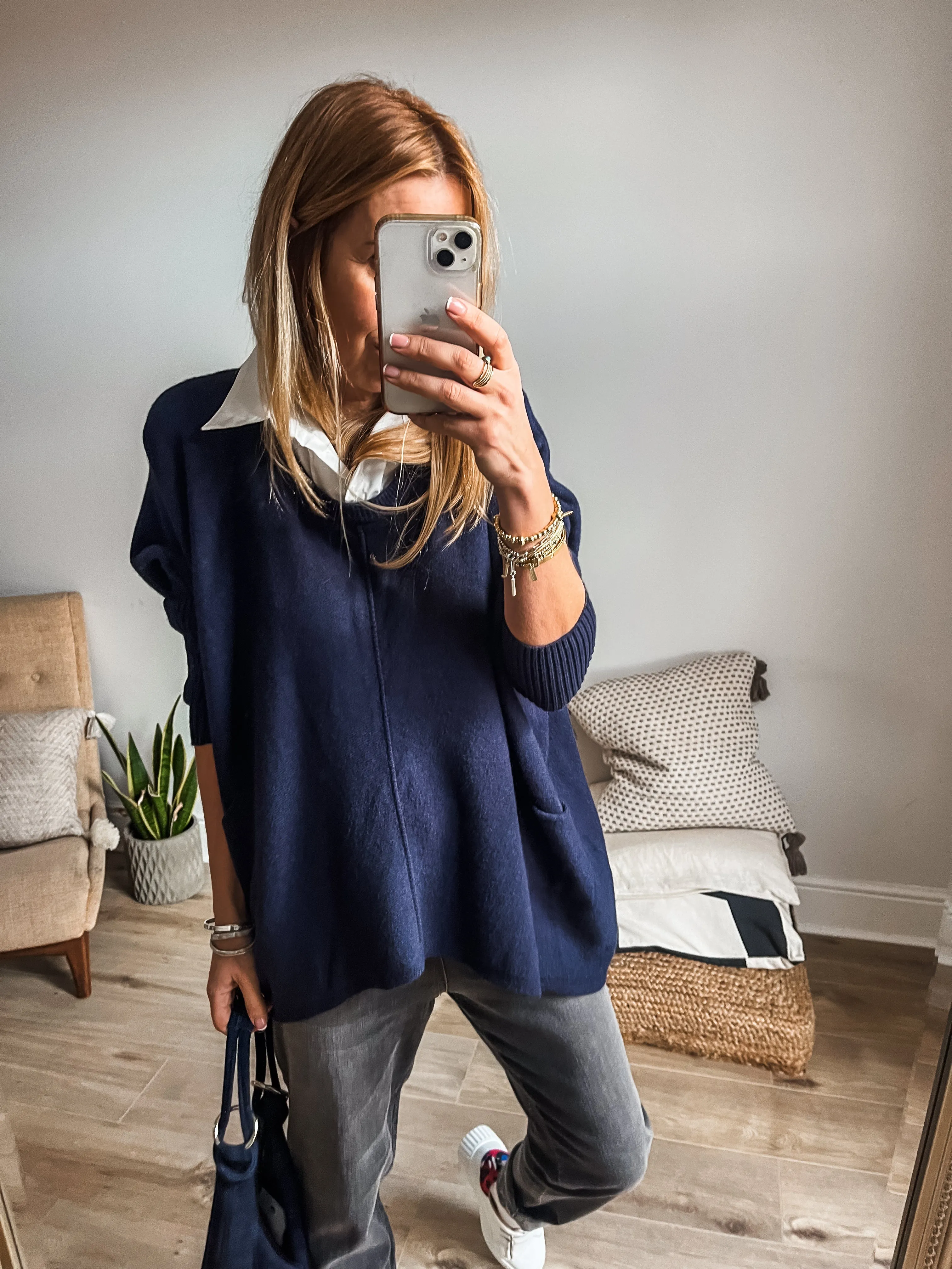 Shirt Collar Jumper