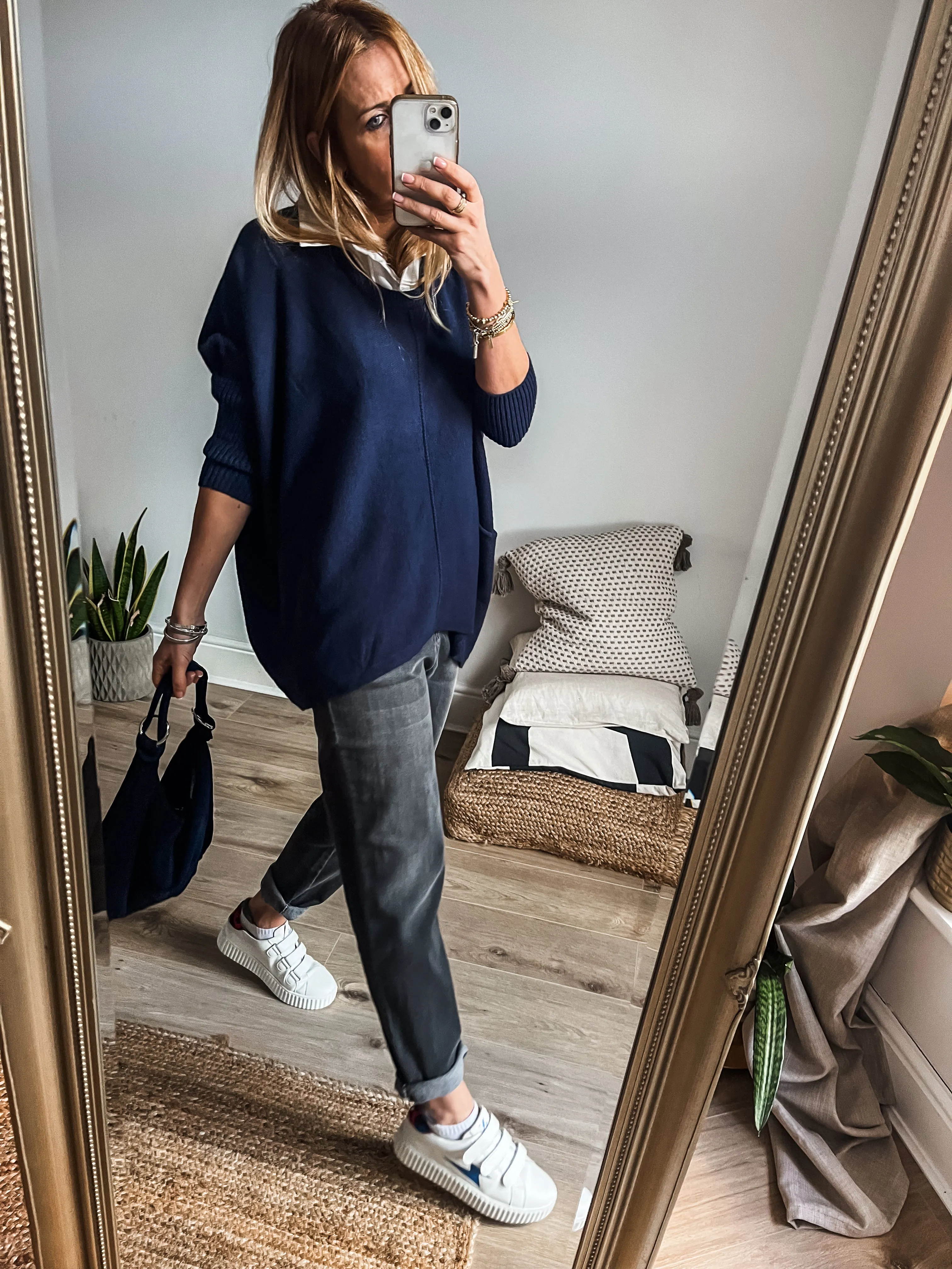 Shirt Collar Jumper