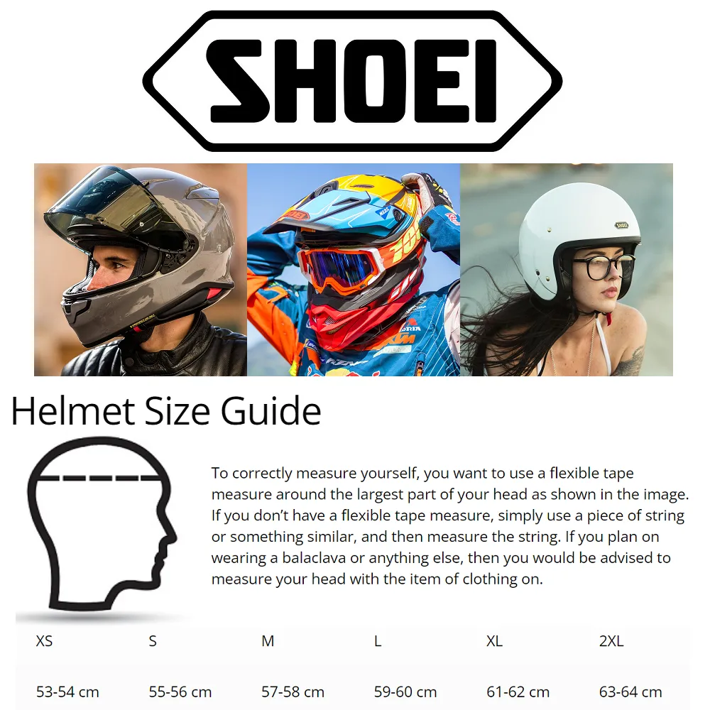 Shoei Ex-Zero Plain Helmet - Black