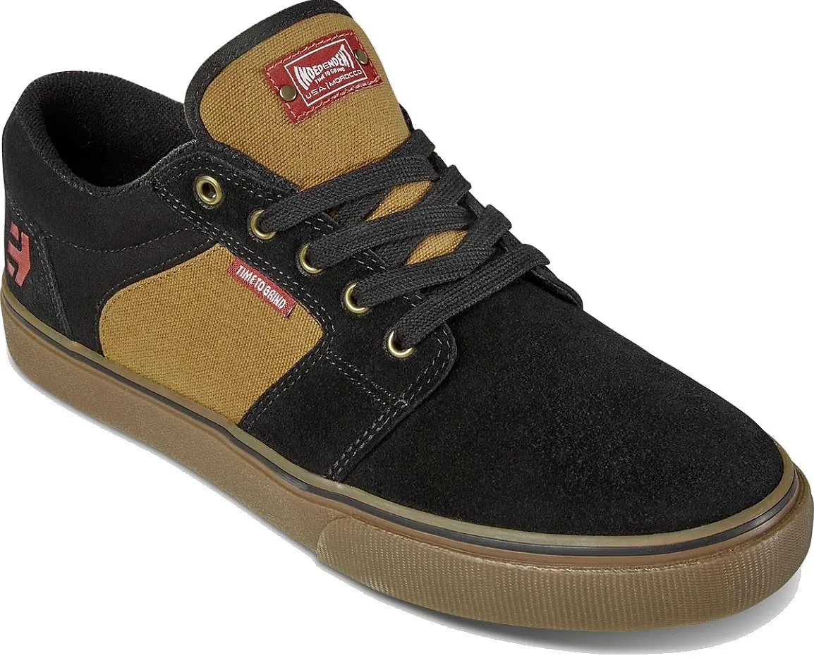 shoes Etnies Barge LS X Indy - Black/Brown - men´s