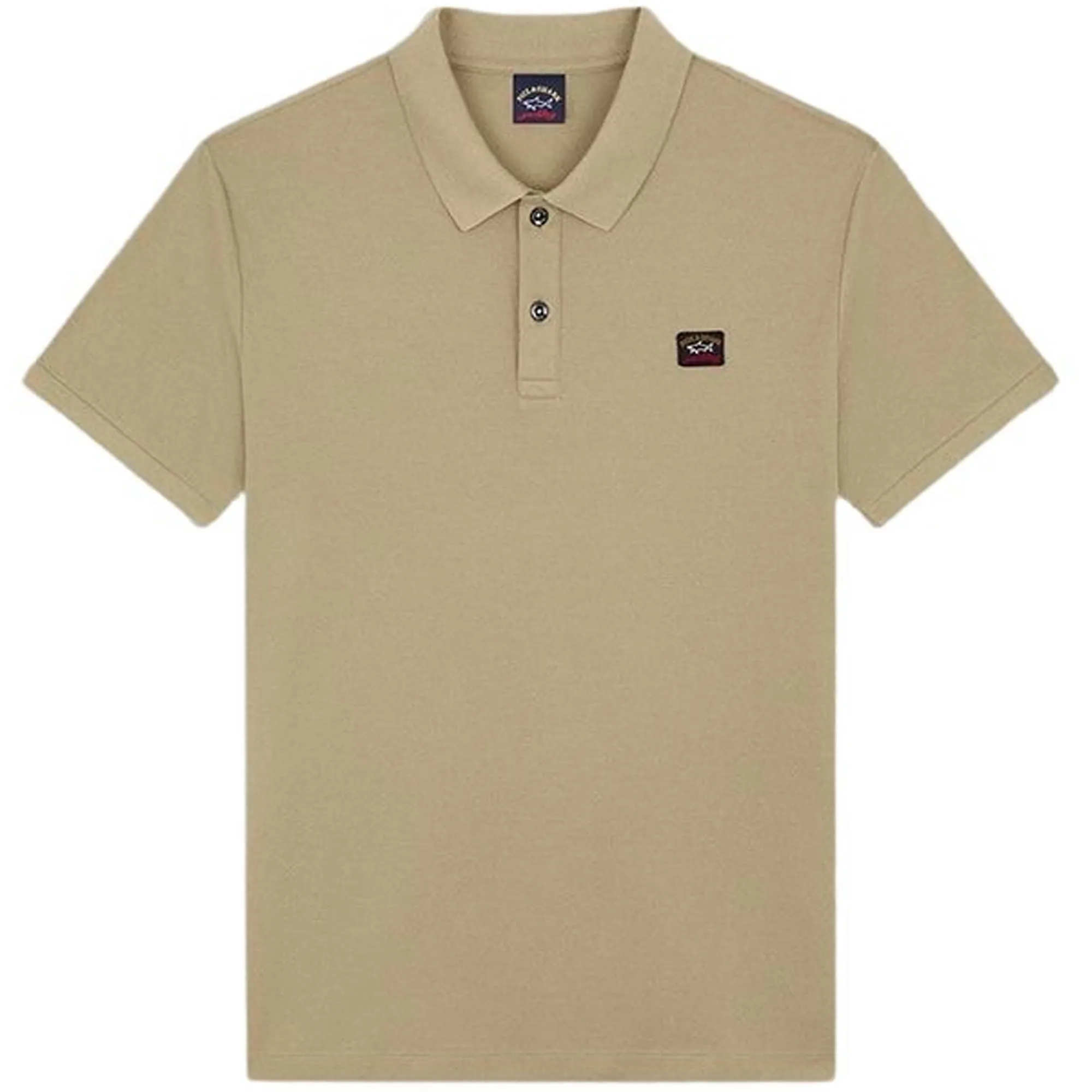 Short Sleeve Polo Shirt - Beige