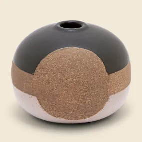 Short Terracotta Vase - Multicolor