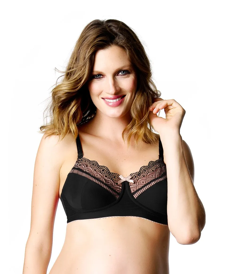 Show Off Maternity & Nursing Bra - Black
