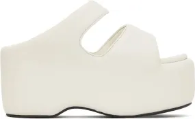 Simon Miller White Bubble Flat Sandals
