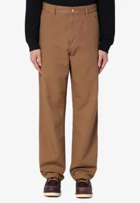 Single Knee Straight-Leg Pants