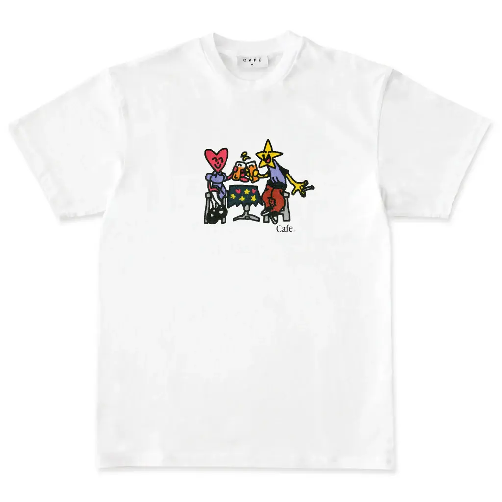 Skateboard Cafe - Cheers Tee - White L