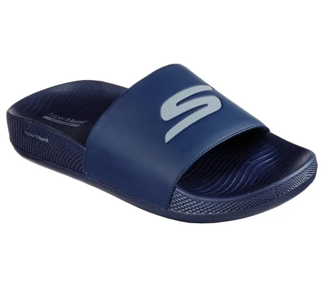 Skechers Men Navy-Blue Casual Slippers