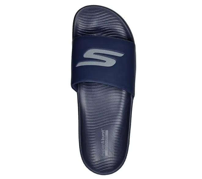 Skechers Men Navy-Blue Casual Slippers