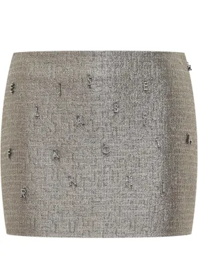 Skirt with Rhinestone Charms