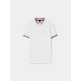 Slim fit polo shirt in cotton