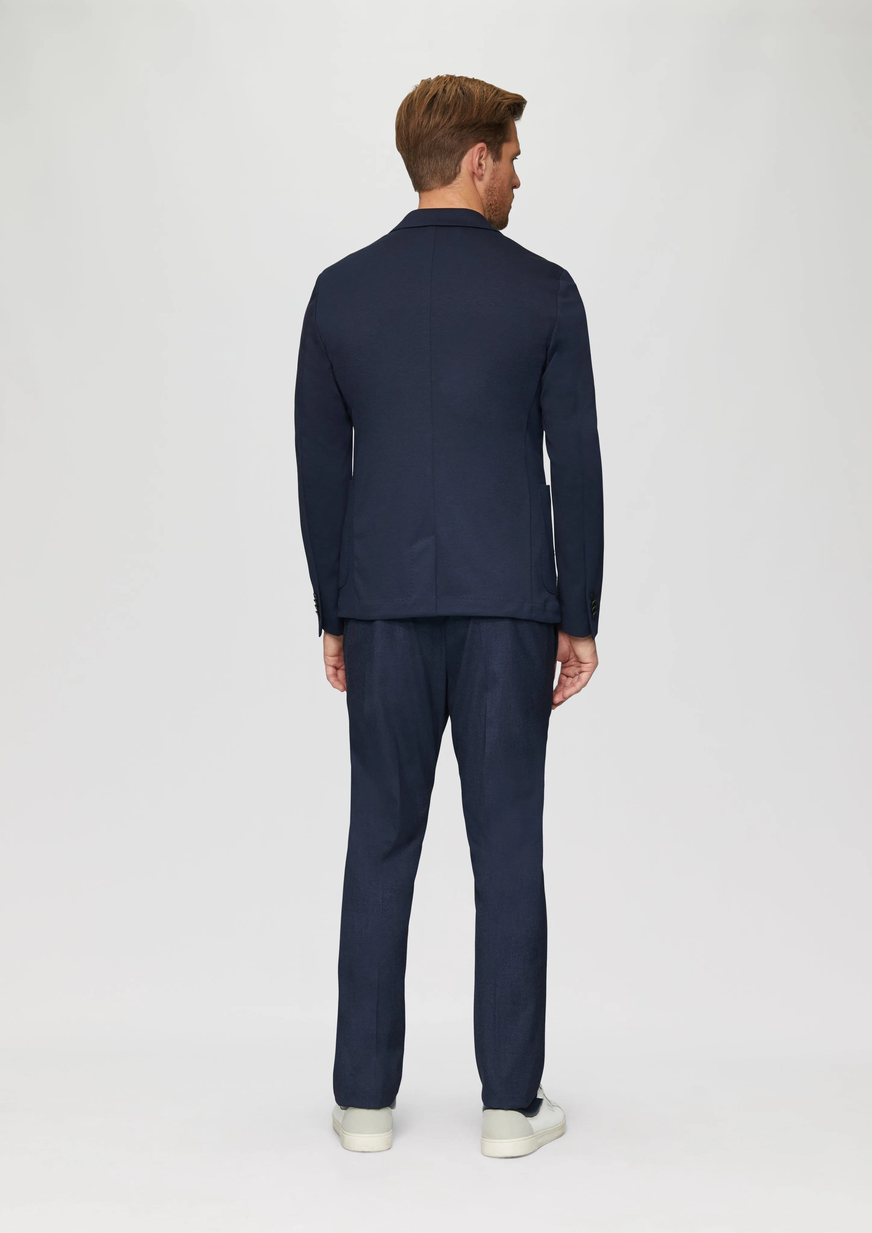 Slim fit: sports jacket with patch pockets