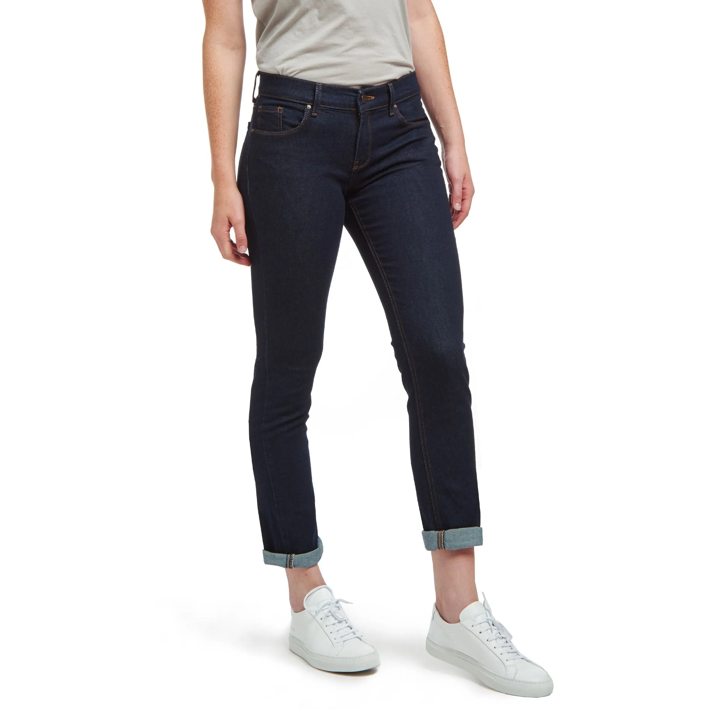 Slim Straight Ridge Jeans