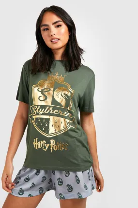 Slytherin Harry Potter Pj Short Set