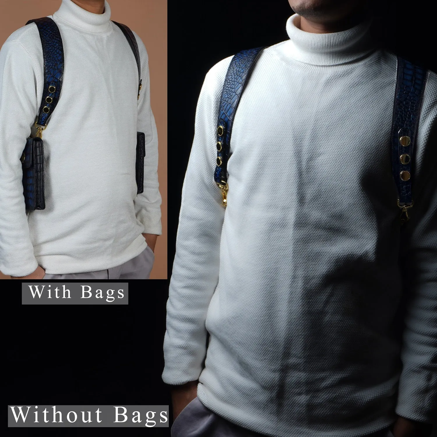 Smokey Blue Harness Bag