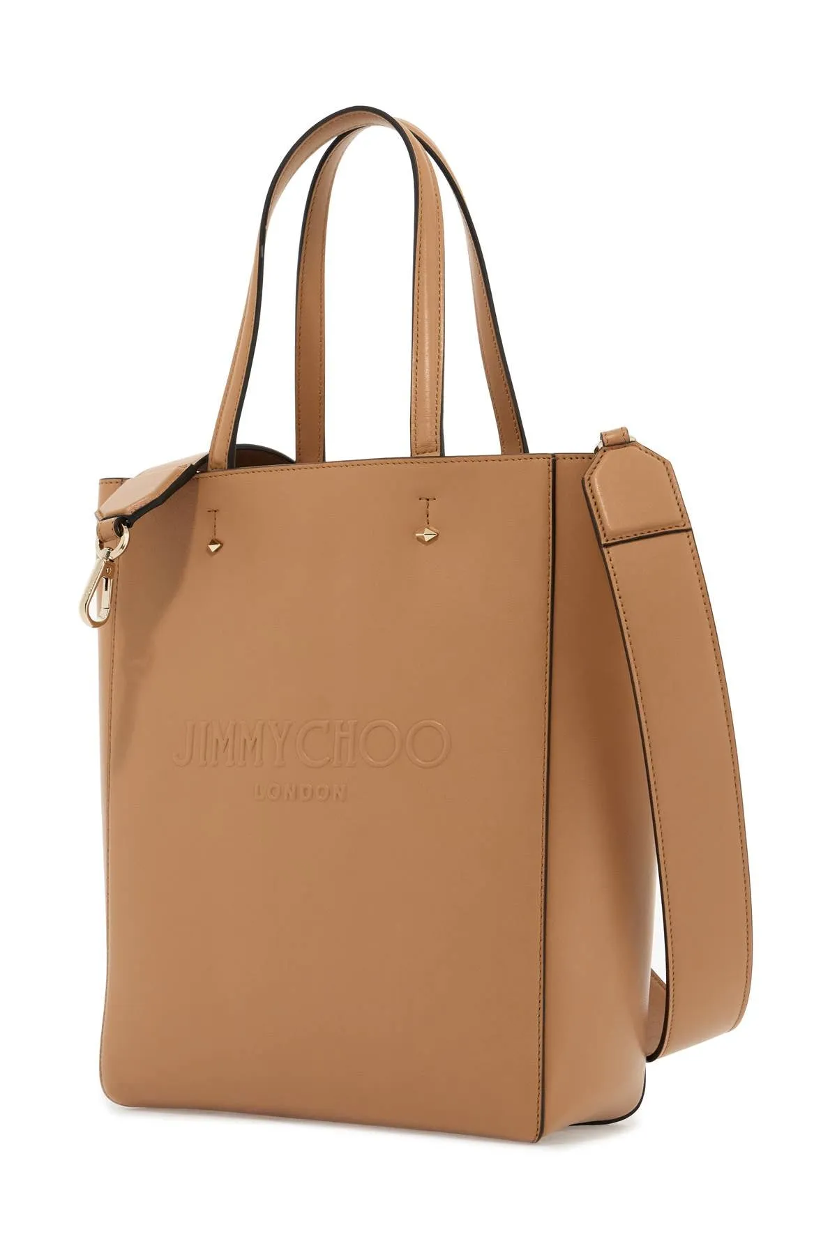 smooth leather lenny n/s tote bag. LENNY N S M KHV BISCUIT LIGHT GOLD