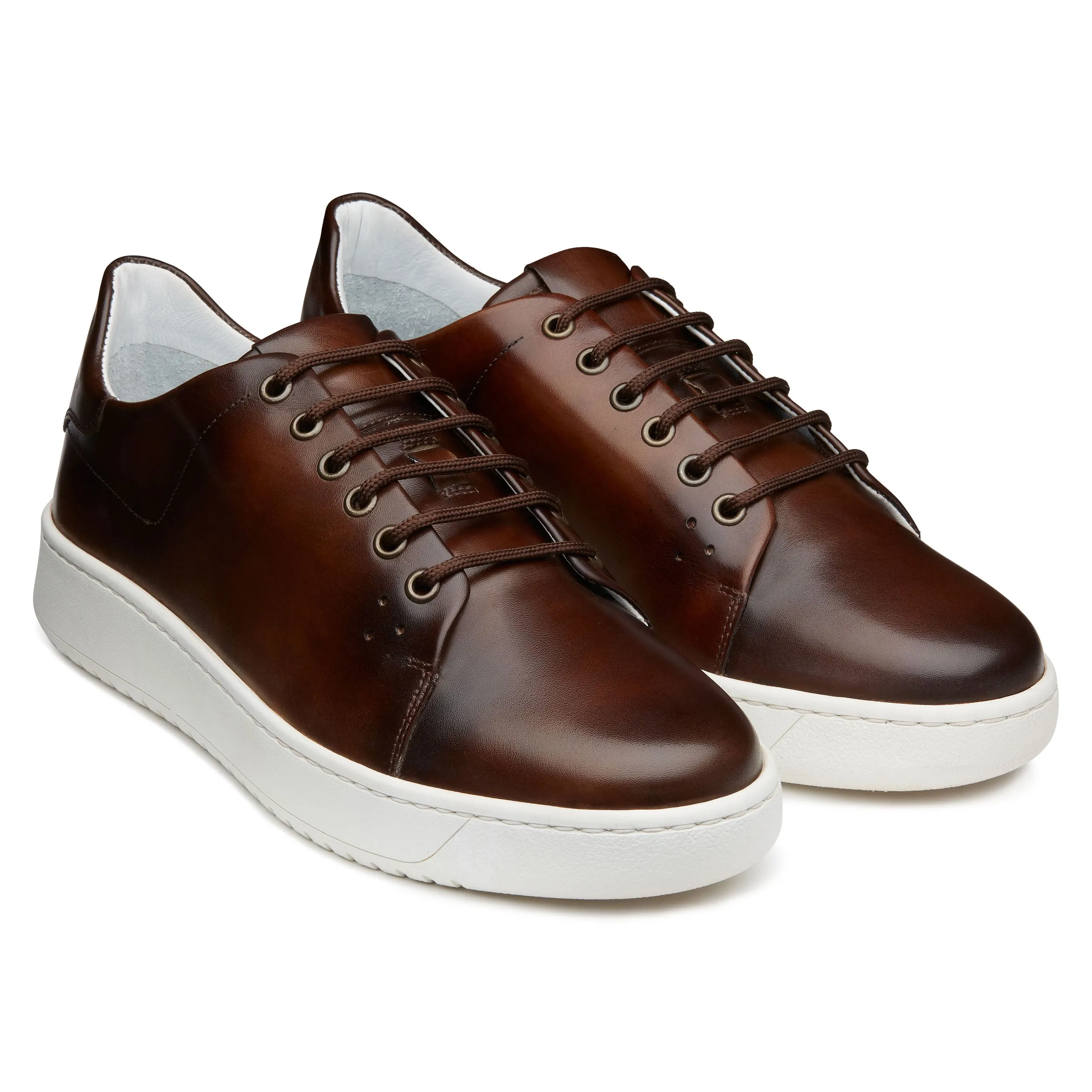 Sneaker-mens Dark chocolate brown sneaker shoes