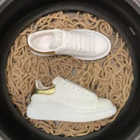 Sneakers White & Leather Gold Back 2024