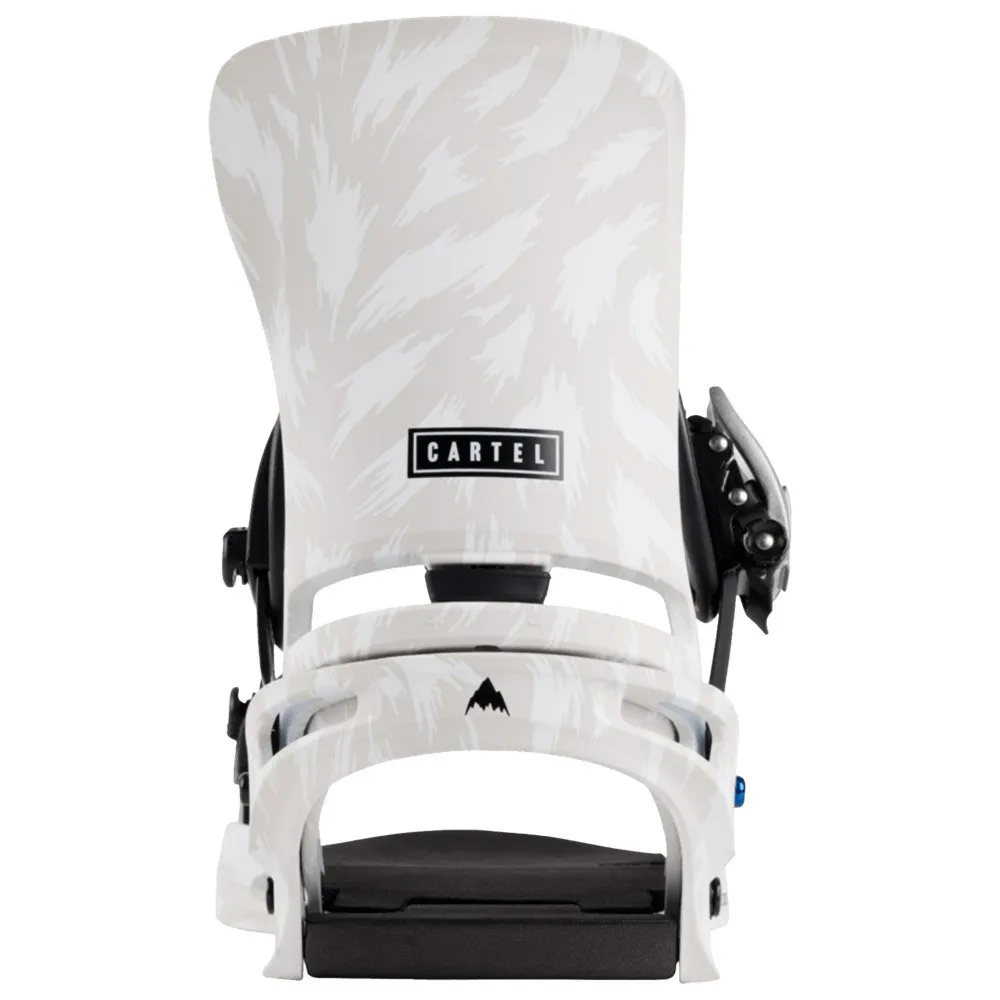 Snowboard binding Burton ---Cartel White Gray
