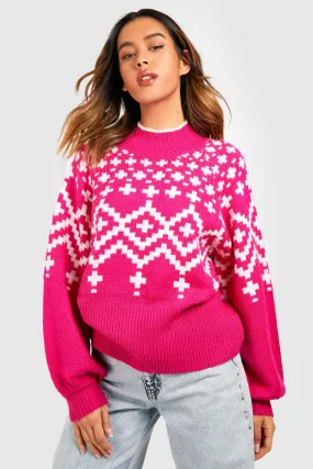 Soft Knit Fairisle Knitted Sweater