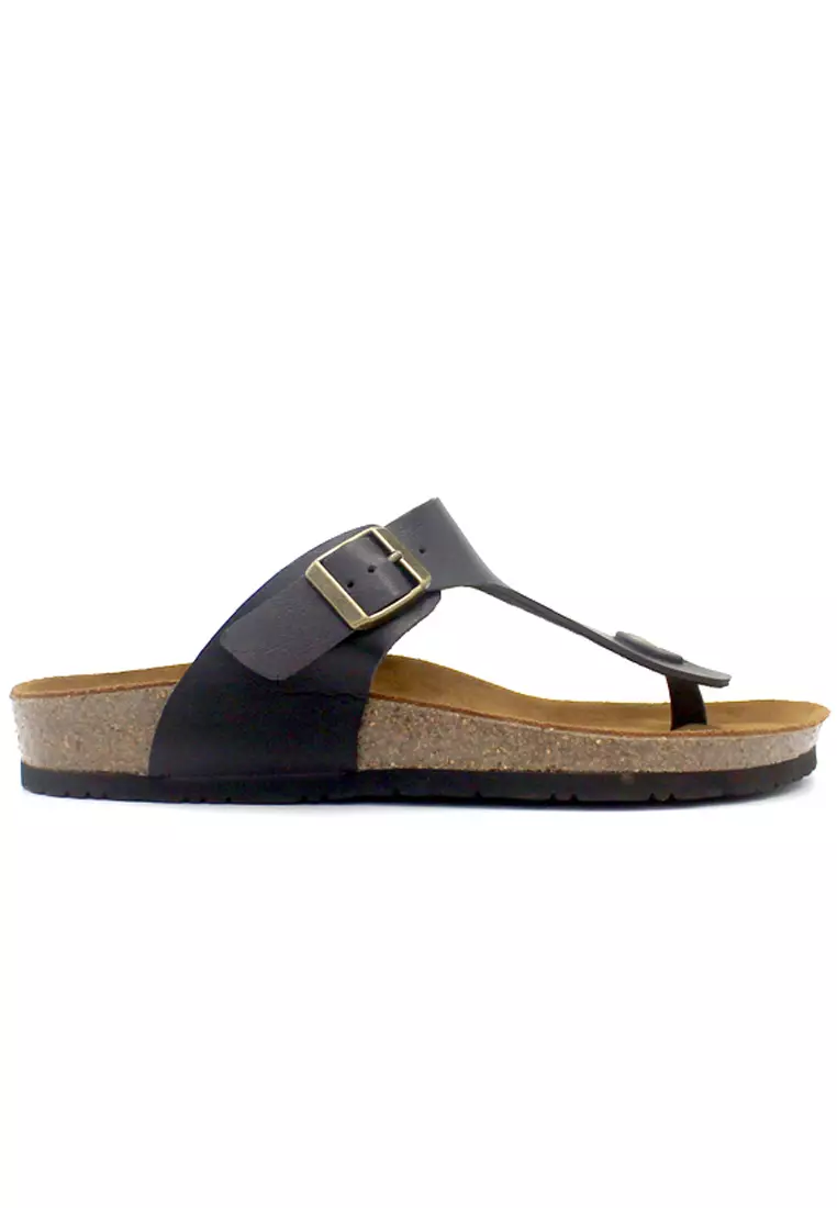 SoleSimple Rome - Black Sandals & Flip Flops