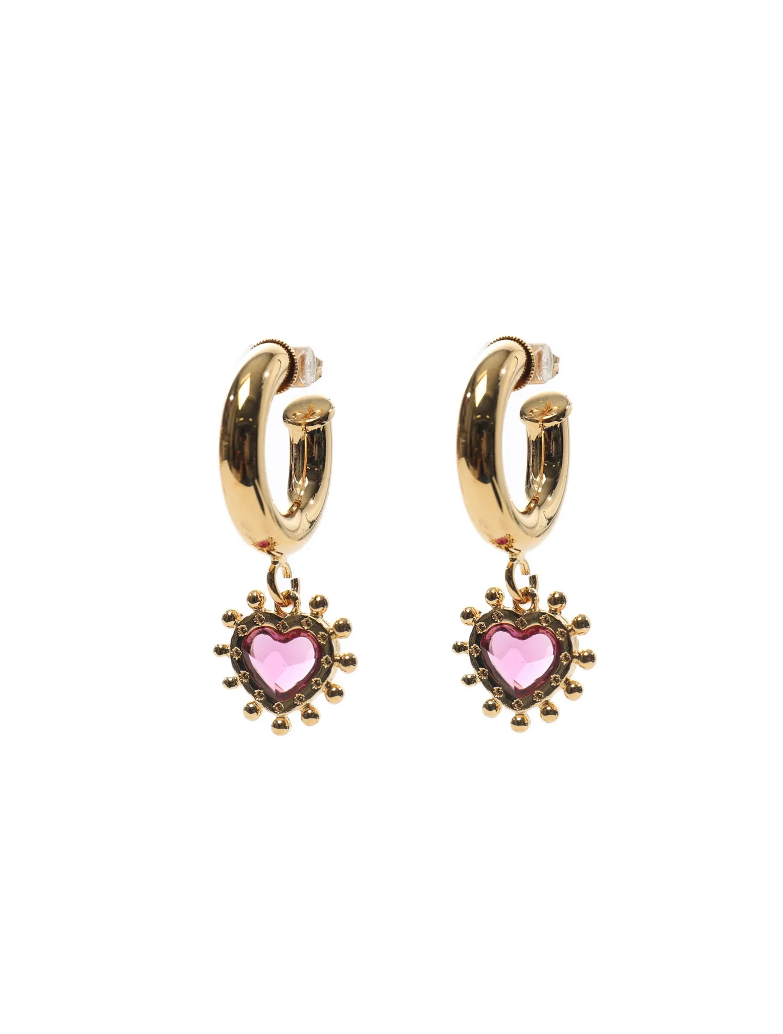 Sorcha O'Raghallaigh Pink Cupid Hoops