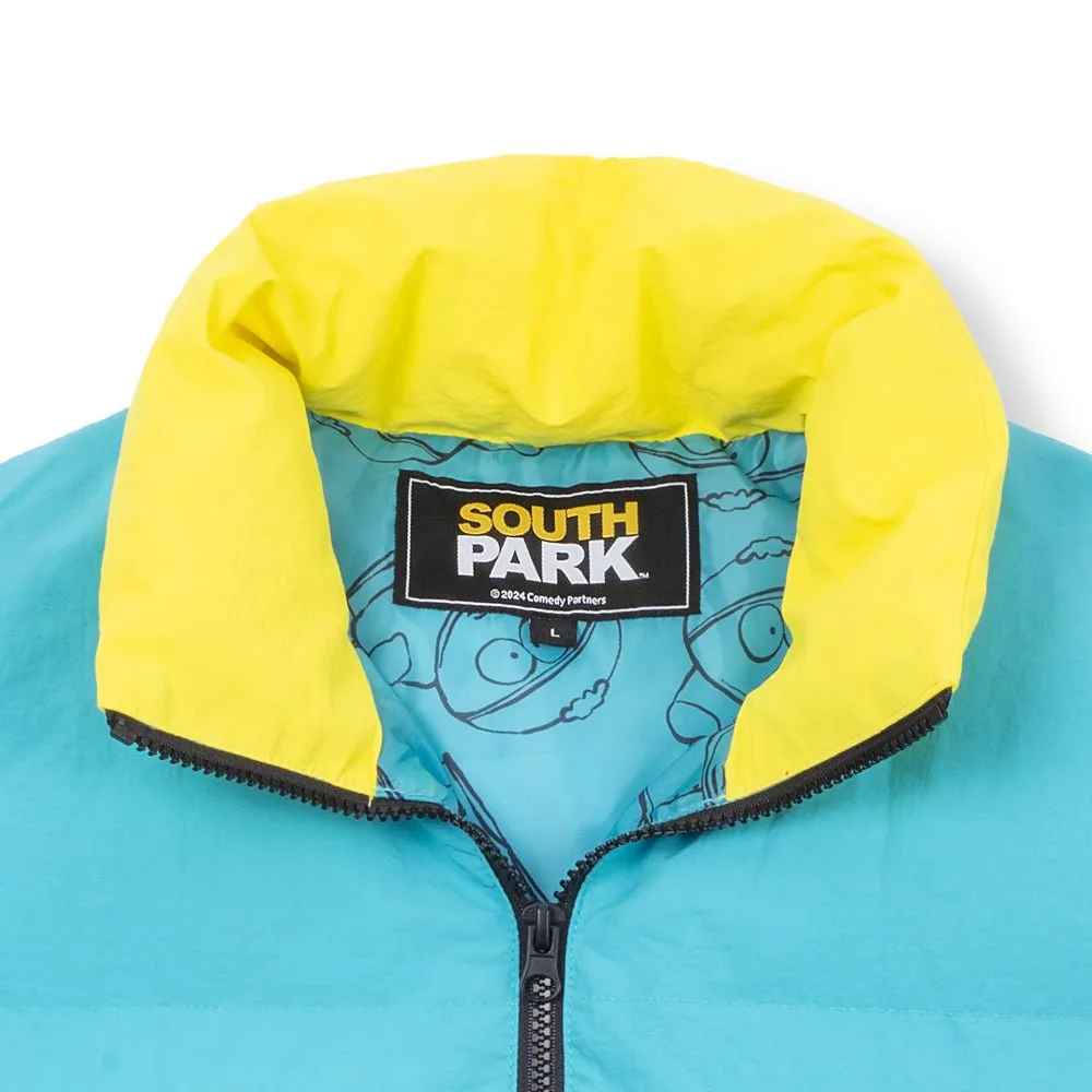 South Park Cartman Colorblock Puffer Vest