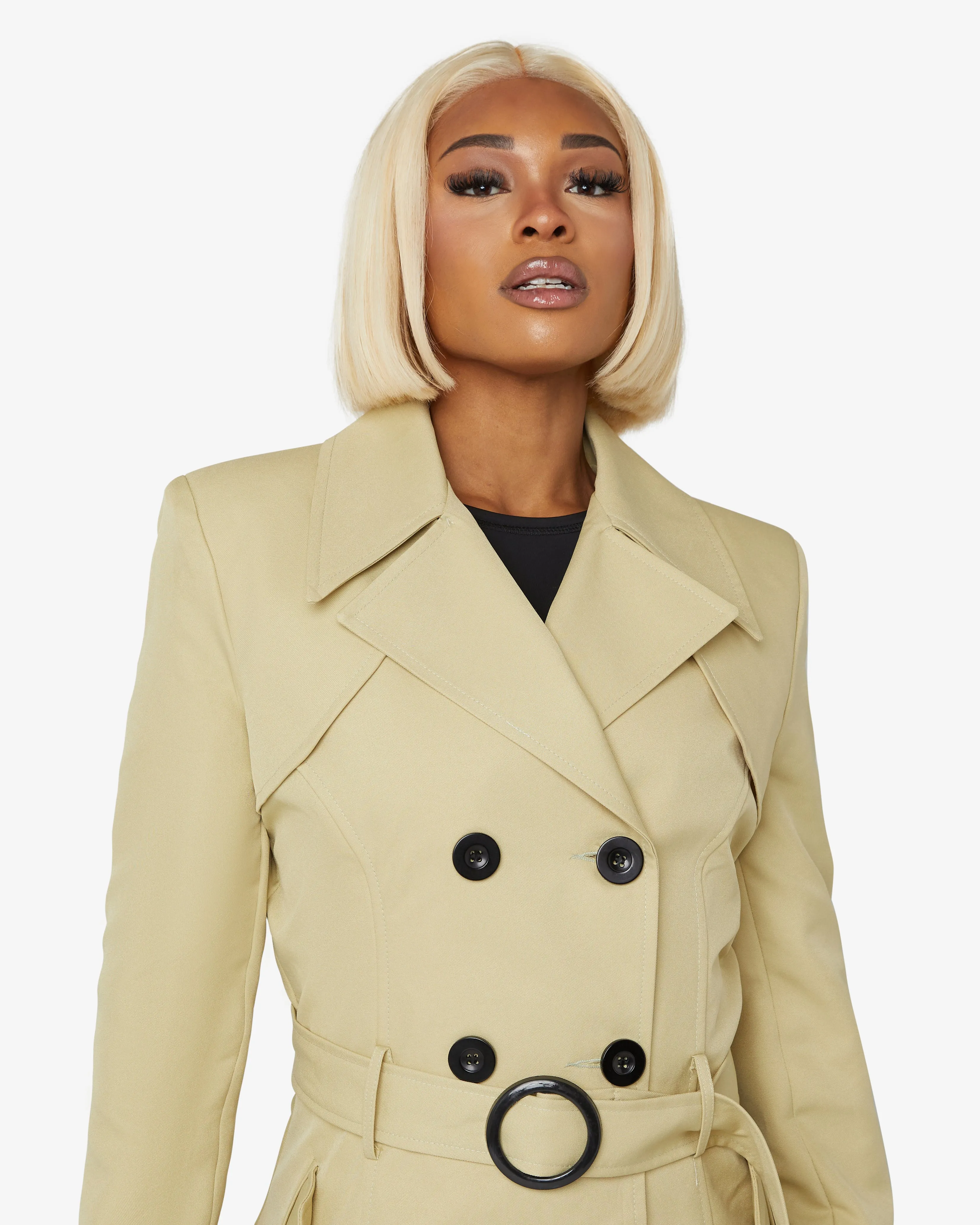 Spring/Summer Double Breasted Trench Mac Coat (1201-SP)