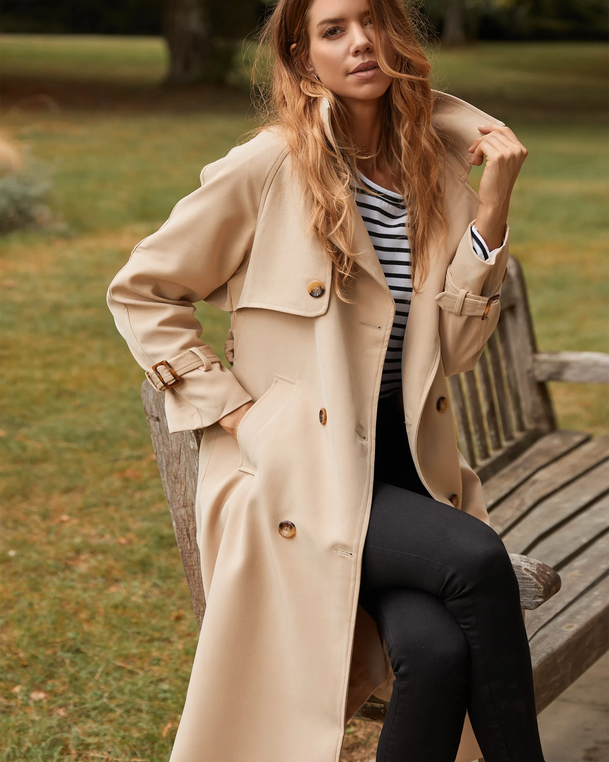 St Germain Trench Coat | Beige