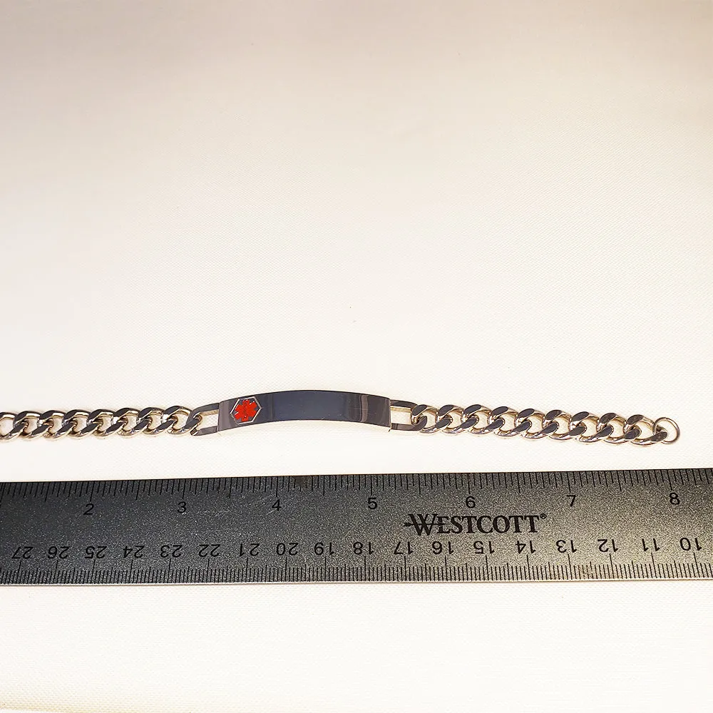 Stainless Steel Medic-Alert Bracelet 8