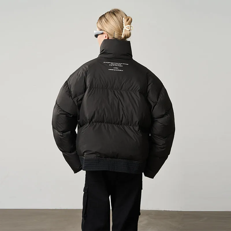 Stand Up Collar Round Down Jacket