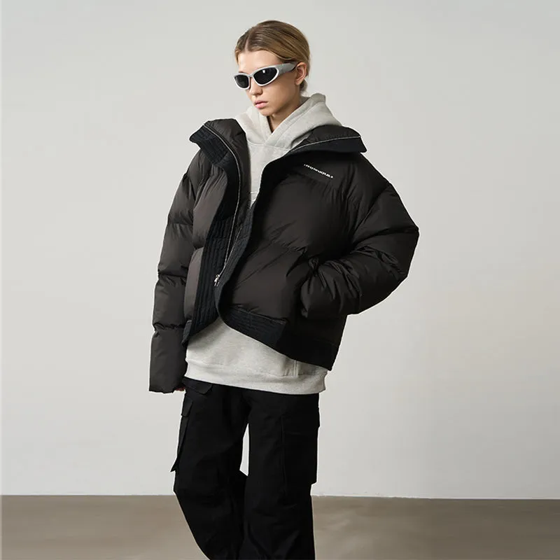 Stand Up Collar Round Down Jacket