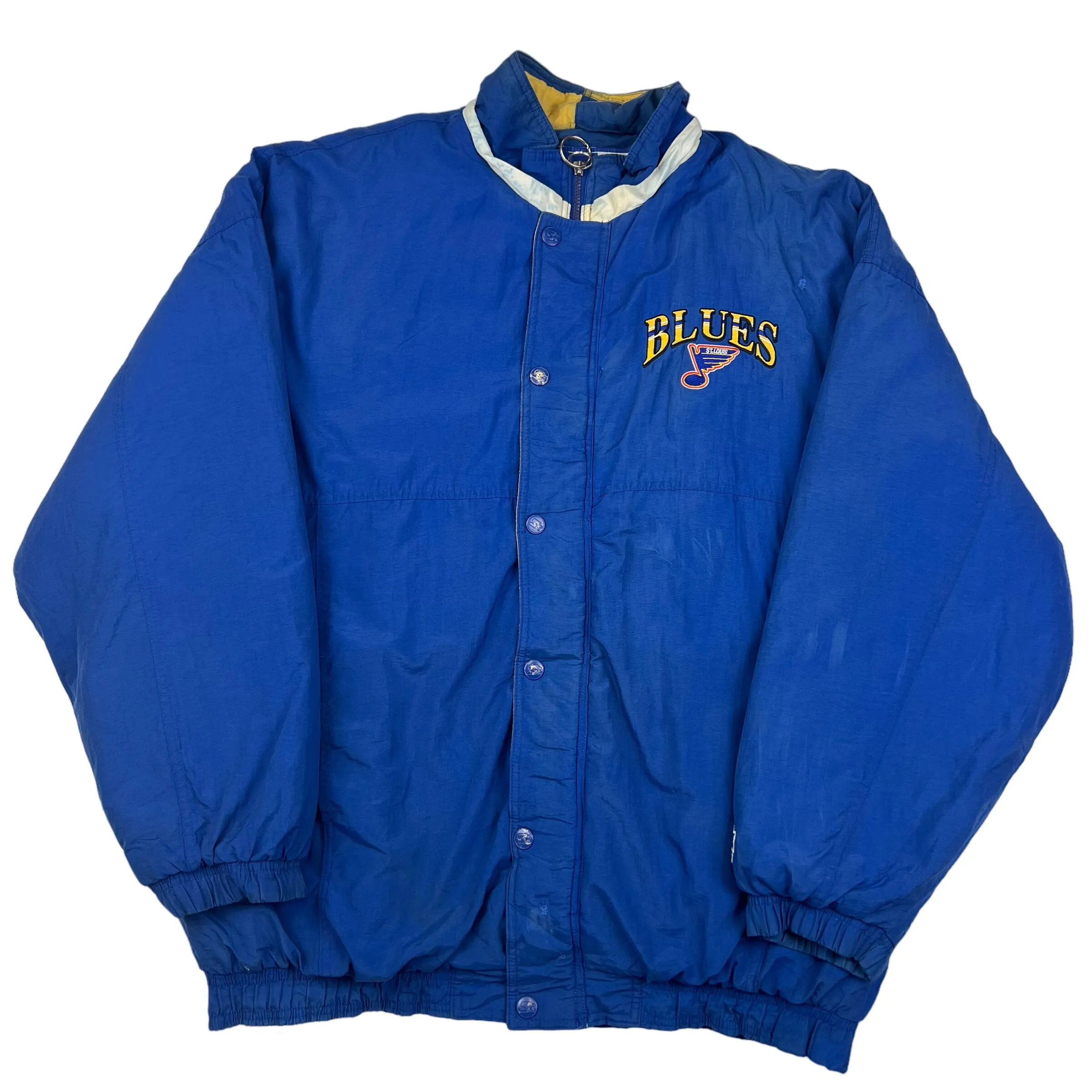 Starter St. Louis Blues Puffer Jacket Blue