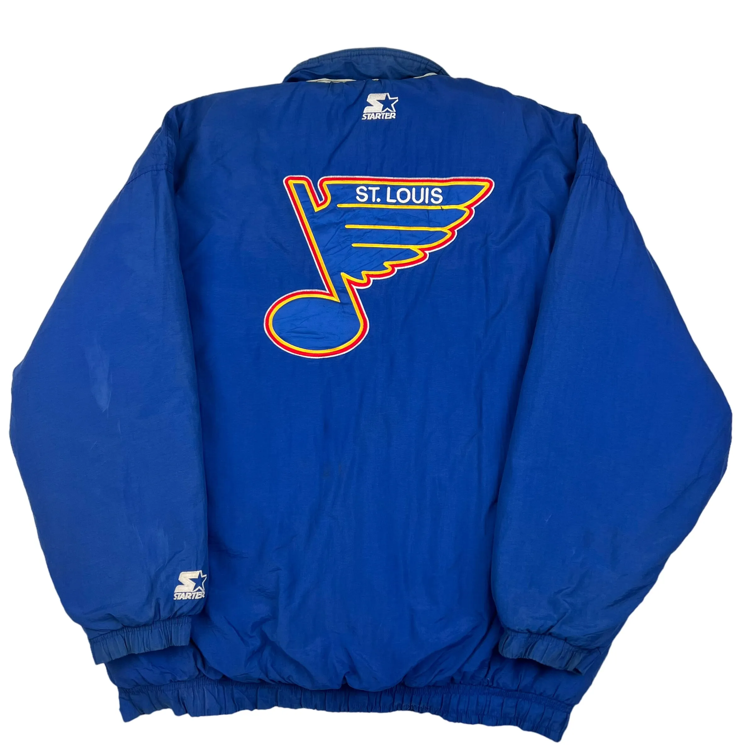 Starter St. Louis Blues Puffer Jacket Blue