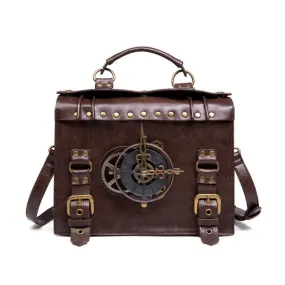 Steampunk Clock Buckle Detachable Bag