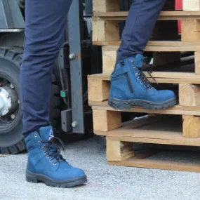Steel Blue Southern Cross Zip Blue Work Boot