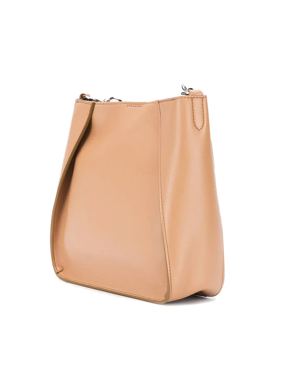 Stella Logo Shoulder Bag in Camel
