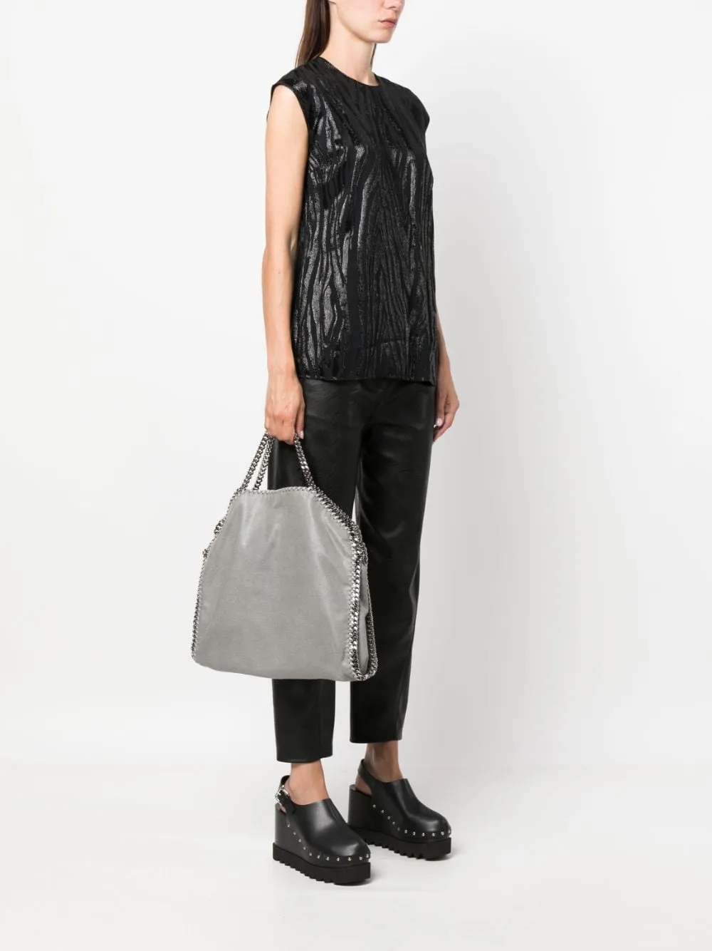 Stella McCartney    Stella Mc Cartney Falabella 3 Chain Tote Bag