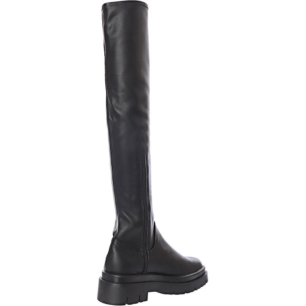 Steve Madden Womens Gibbs Over The Knee Boots In Black