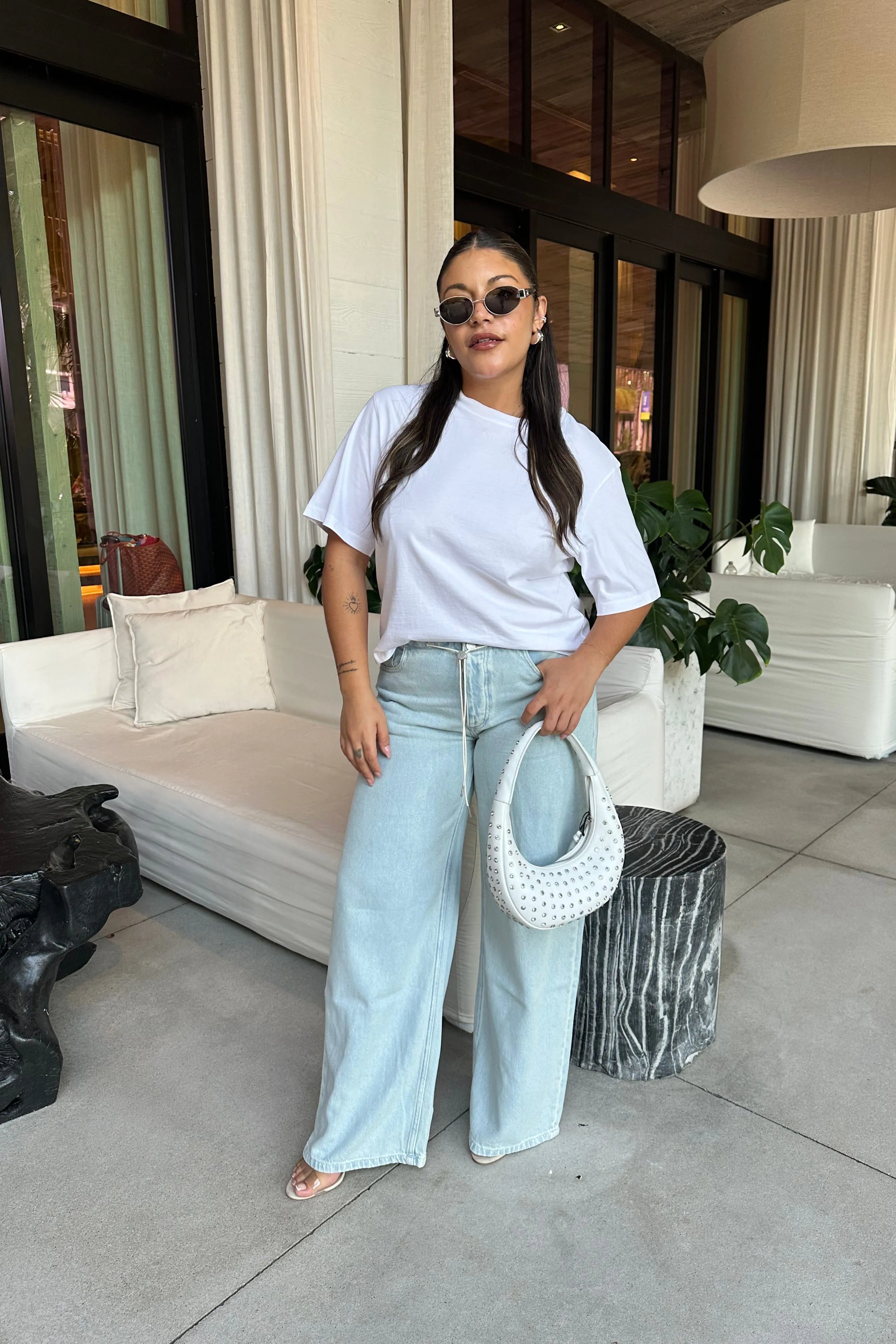 STILL HERE NEW YORK COOL JEANS IN VINTAGE BLUE