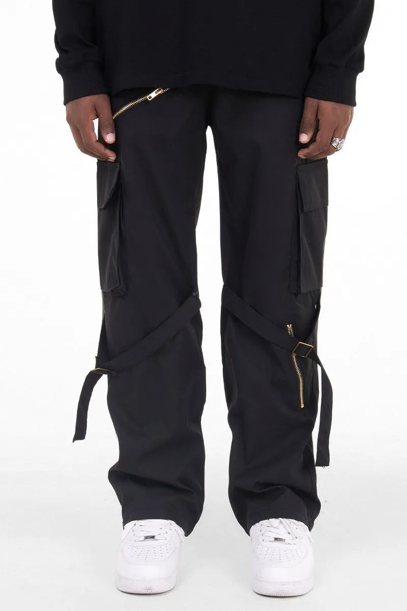 Straps Loose Cargo Pants