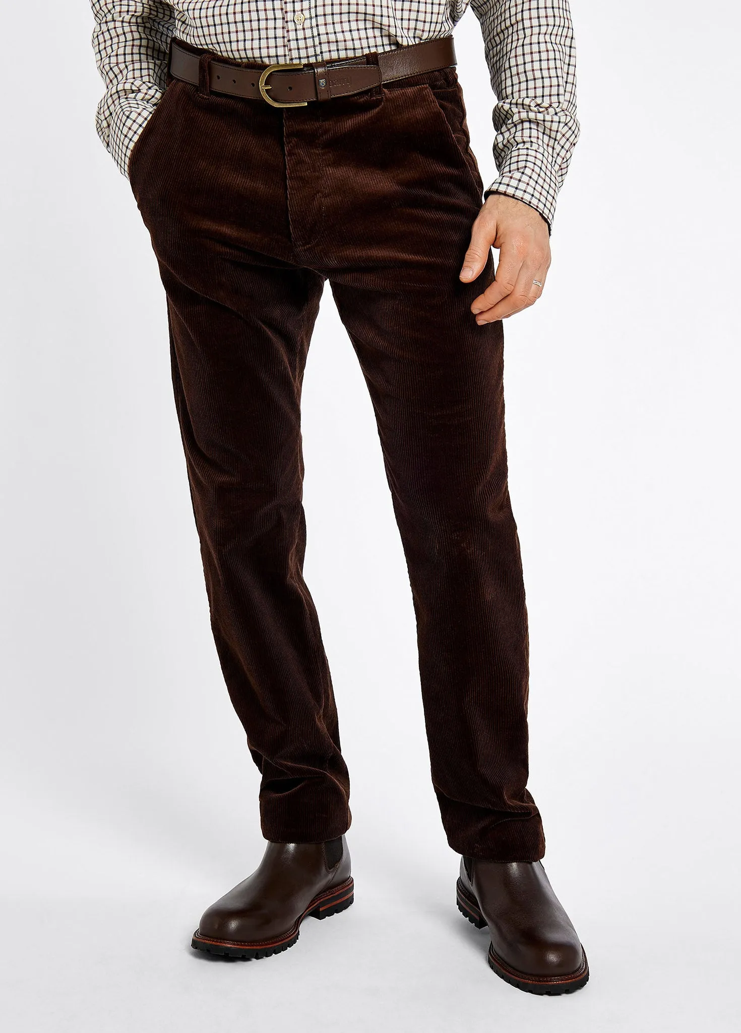 Stride Men's Corduroy Trousers 87cm inseam - Brown