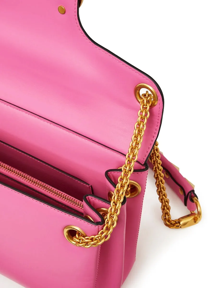 Stud Sign Nappa Shoulder Bag