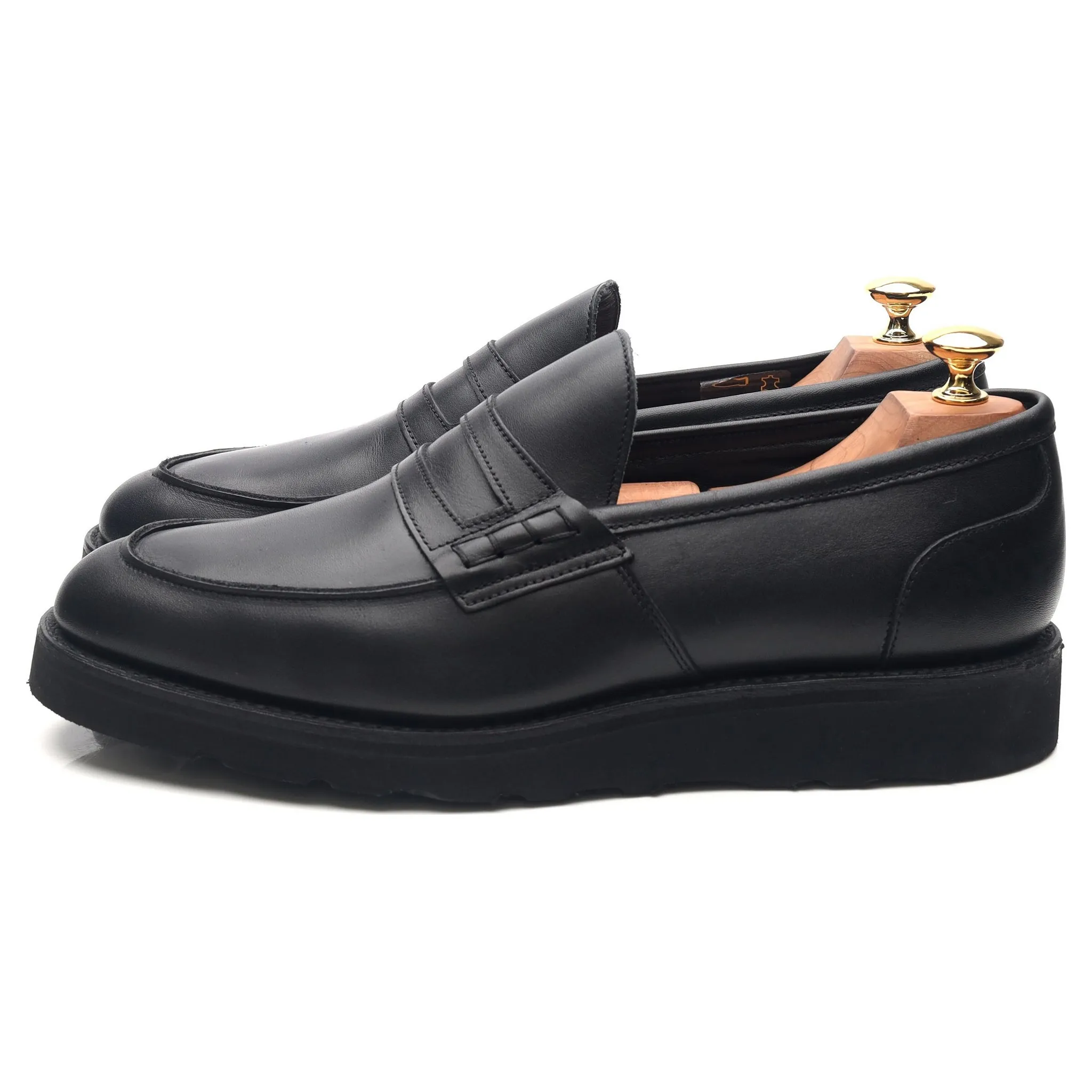 Studio Nicholson Black Leather Loafers UK 9