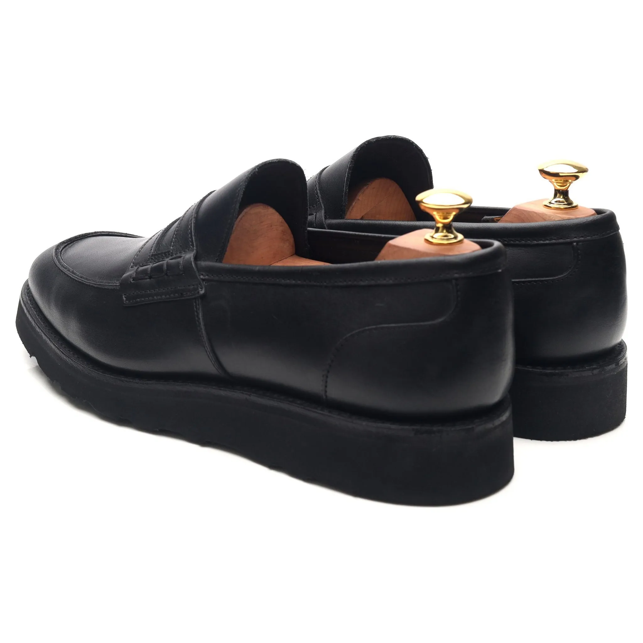 Studio Nicholson Black Leather Loafers UK 9