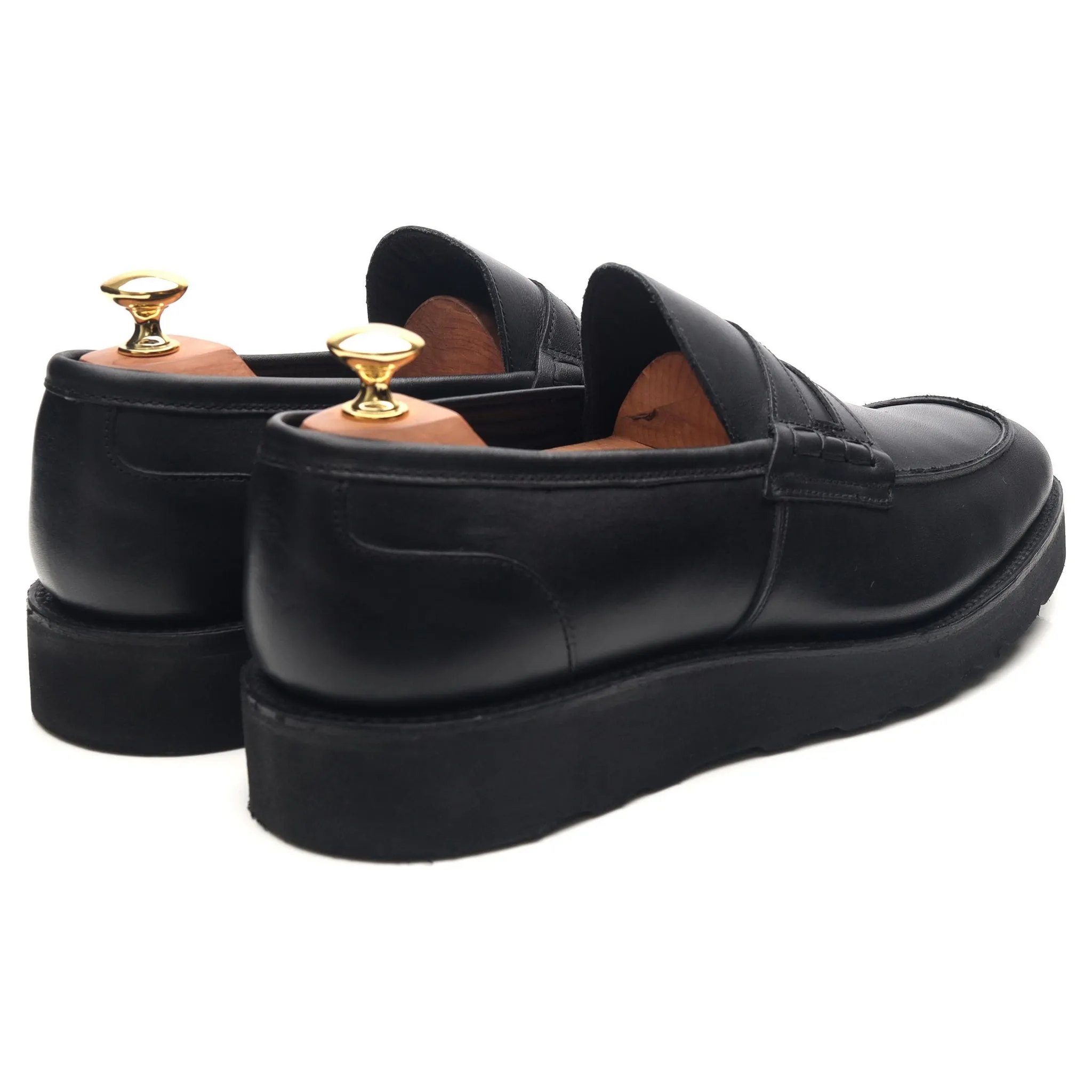 Studio Nicholson Black Leather Loafers UK 9